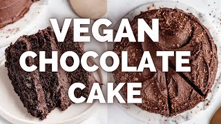 THE BEST VEGAN CHOCOLATE CAKE RECIPE | simple vegan recipes | vegan desserts |
