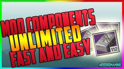 Destiny 2: How To Get Unlimited Mod Components, FAST & EASY, Trick/Glitch, Foresaken DLC