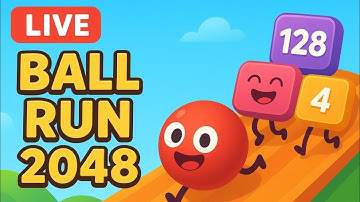 Asmr Ball run 2048 Satisfying Merge Number Live Game Top Best Score 🤩