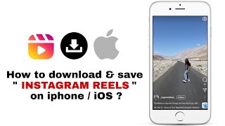 How to download REELS with audio on iphone / iOS ? How to save reels in gallery on iphone? screenshot 4