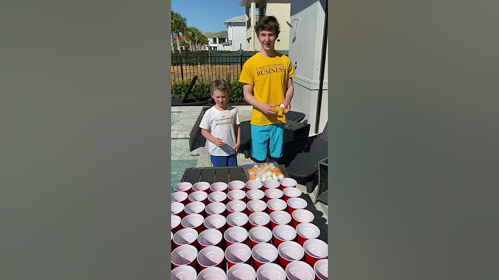 Easy Trick Shot… or Jump in the Pool!