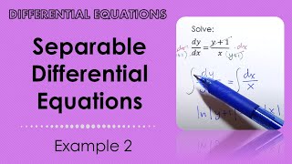 Separable Equations. Example 2.
