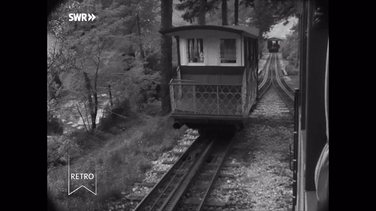 Die historische Turmbergbahn 1957