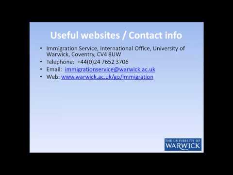 Applying from UK - Contact details and useful websites