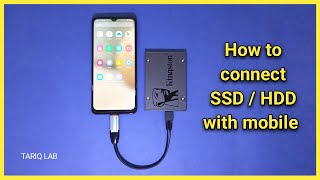 How To Connect SSD To Mobile