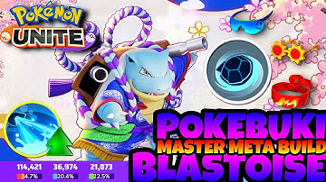 This PokeBuki *BLASTOISE* is Insanely Good With This Broken Rapid Spin Meta Build in Master Rank!!!