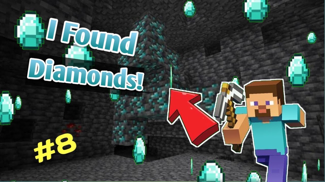 I Found Diamonds In Minecraft! [Minecraft Survival Series #8] - YouTube