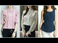 Luxurious & expensive Printed and plain blouse designs ideas for Girls