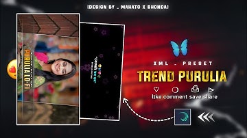 Payer Nupur | New Style Trending Purulia New Lofi Song Status Editing in Alight Motion Editing Video