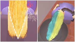 PLAY BEAUTY GAME HAIR DYE 3D #12 | MAKEOVER NEW STYLE  | ANDROID/IOS screenshot 3