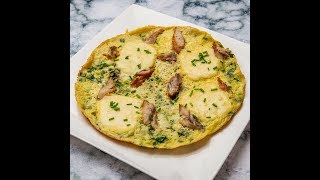 Smoked Trout and Gruyere Omelet
