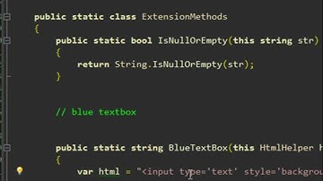 Creating ASP MVC HTML Helper
