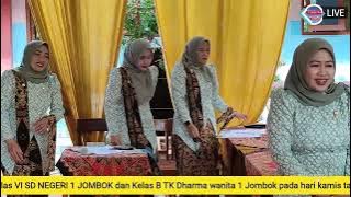 Pentas seni & tasyakuran ke lulusan siswa siswi kls VI SD NEGERI 1 JOMBOK & kls B TK DHARMA WANITA