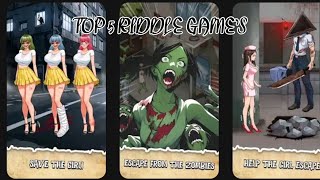 TOP5 RIDDLE GAME'S || BEST TOP5 ANDROID GAME'S || Top 5 riddle game's for android • EAop Gamerz • screenshot 2