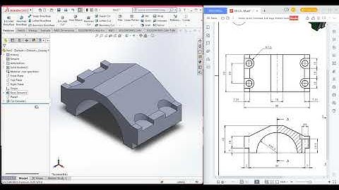 SolidWorks | 3D CAD EXERCISES 70 | StudyCadCam | Solution Tutorial |