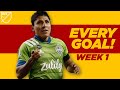 EVERY SINGLE Goal from Week 1 - Chicharito, Higuain, Raul Ruidiaz and More!