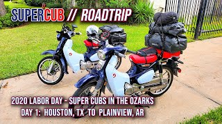 ROADTRIP: Honda Super Cubs in the Ozarks // Day 1 (Labor Day 2020)