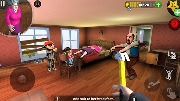 Scary Teacher 3D_New updater-New fun video everyday , gameplay walkthrough part 1074 ( android, ios)