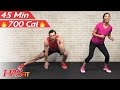 45 Minute Tabata Cardio HIIT Workout No Equipment - Bodyweight HIIT Full Body Workout at Home