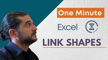 Link formulas to shapes in Excel