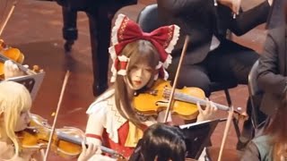 Reimu joins the Orchestra