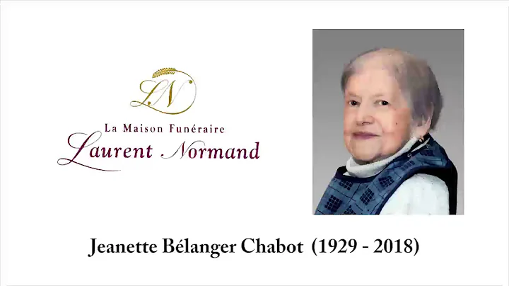 Jeanette Blanger Chabot  (1929 - 2018)