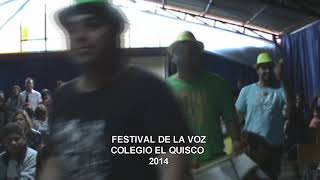 Colegio El Quisco. Festival de la Voz 2014.  Batucada