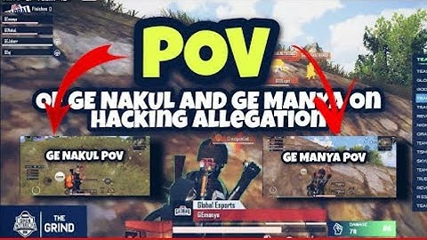GodL vs GE 😨POV GE NAKUL🔥 GE MANYA on HACKING ALLEGATIONS | 🇮🇳GLOBAL ESPORTS🇮🇳