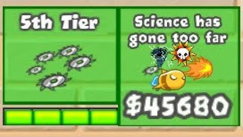 5th Tier Upgrades Mod - Has Science Gone too Far? | Bloons TD Battles 5th Tier Tack (BTD Battles)