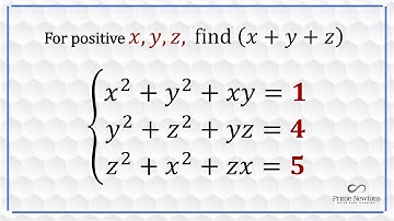 Find (x+y+z) [Harvard-MIT] Guts contest