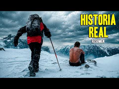 MOUNTAINEER finds a MAN stranded ON TOP OF A SNOWY MOUNTAIN | SUMMARY in minutes