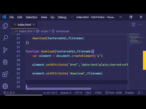 How to Download File From Server Using Javascript | Javascript File Download Example For Beginners