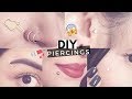 DIY: Como fazer piercings falsos (Muito fácil)