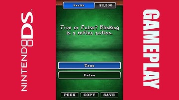 Are You Smarter Than a 5th Grader? Back to School Nintendo DS Gameplay