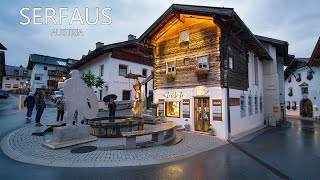 SERFAUS AUSTRIA 🇦🇹 -  The Most Beautiful Evening Walk in Tyrol 8K