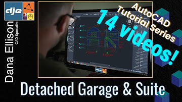 DJE.ca Suite over Garage AutoCAD Tutorials - Site Plan