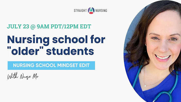 Nursing school when you're an "older" student