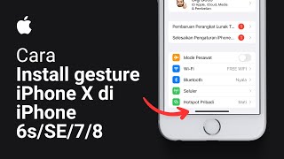 Cara Install iPhone X Gestures di Semua Iphone iOS 15 & iOS 16 TANPA JAILBREAK TANPA KOMPUTER