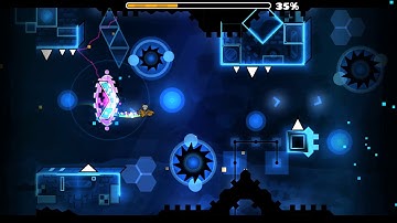 Geometry Dash Explosion Brillante (Daily level #116) all coins