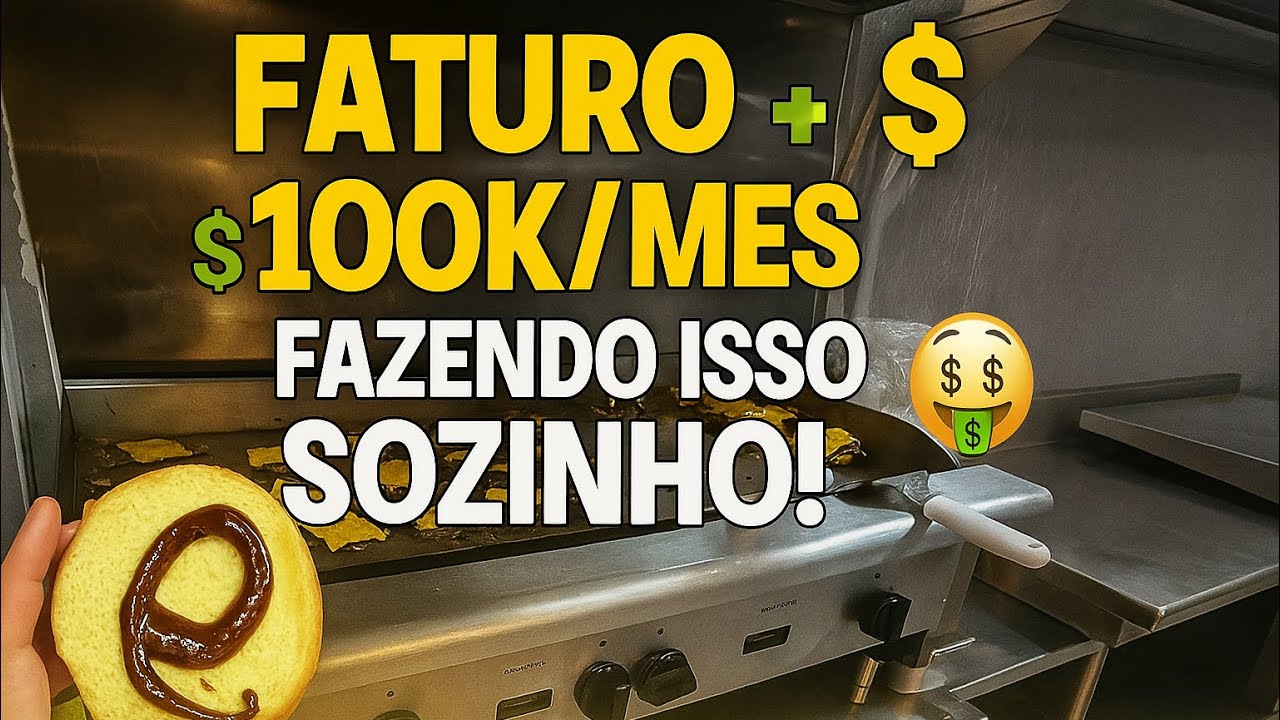 POV: COMO FATURO SOZINHO +100mil/mês com Hamburgueria numa TERÇA