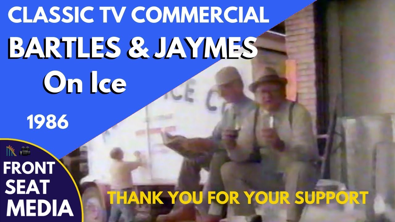 Bartles Jaymes On Ice Classic Tv Commercial 1986 Thank You For Your Support Youtube