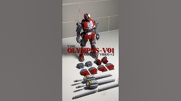 Lego Mech: MOC Type Olympus V01 Tutorial Preview Concept Video