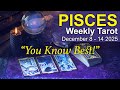 PISCES 'DANCING TO YOUR OWN TUNE!" December 8 - 14 2025 Weekly Tarot | Intuitive Spiritual Guidance