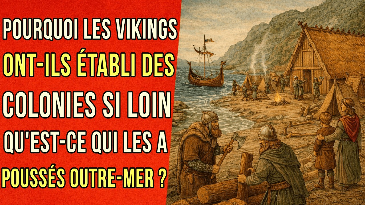 Pourquoi les Vikings ont-ils établi des colonies si loin : qu'est-ce qui les a poussés outre-mer ?