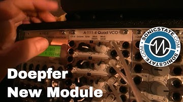 Superbooth 2017: Doepfer new Modules