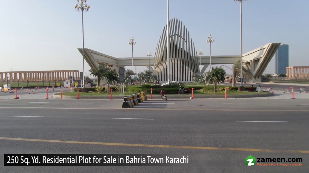 250 SQ YARDS RESIDENTIAL PLOT FOR SALE IN BAHRIA TOWN KARACHI