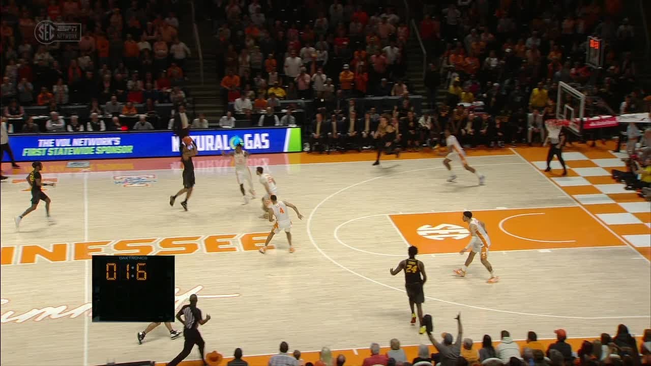 Missouri beats Tennessee deep 3 at the buzzer ESPN College Basketball