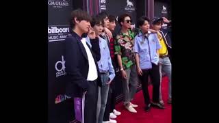 BTS arriving to the BBMAs 2018 red carpet || OMG