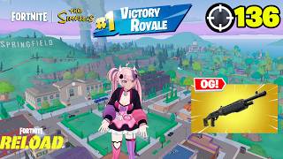 Fortnite Simpsons Reload | *NEW* IRONMOUSE SKIN | High Kill Gameplay | PS5 Controller screenshot 1
