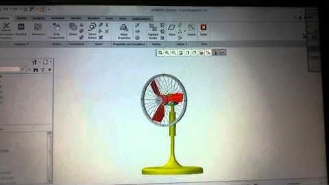creo parametric 2.0, fan by Anil Kumar Mishra